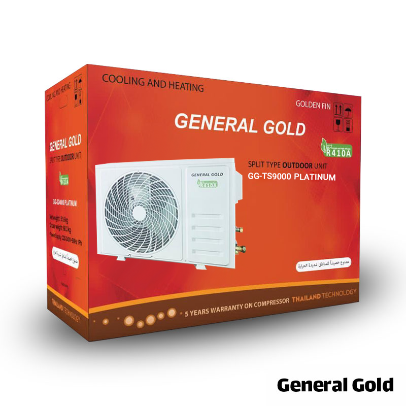 GG-TS9000-Platinum کولر گازی جنرال گلد 9000 پلاتینیوم، گاز R410a مدل GG-TS9000 Platinum